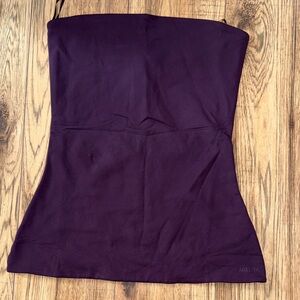 Aritzia Deep Purple Strapless Top